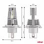 LED Headlights X1 Series H4/H19 AMiO-02965