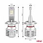 LED Headlights X1 Series H7/H18 AMiO-02966
