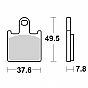 Brembo Sintered 07KA28LA Front Brake Pads Kawasaki Z1000