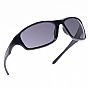 Oxford Sunglasses Camino Black Frame Silver Mirror Lens