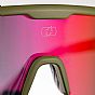 Oxford Pave Frame Orange Mirror Lens Sunglasses