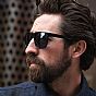 Oxford Sahara Sunglasses Black Frame Smoke Lens