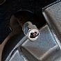 Malossi 2 whites plugs for tyre inner tube valve