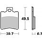 Motorcycle Brake pads SBS 123HF FA193 SCOOTER 50-124CCM