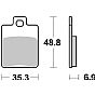 Motorcycle Brake pads SBS 142HF FA260 SCOOTER 50-124CCM