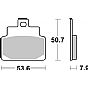 Motorcycle Brake pads SBS 153HF FA301 SCOOTER 50-125CCM