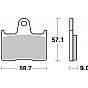 Τακάκια πίσω SBS 765LS FA254 RR