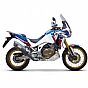 SC Projects Black Mat Slip On Exhaust Honda Africa Twin 1100