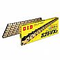 DID X’ring Gold - Black 525VX3 (VX3 G&B) X 126