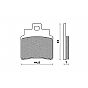 Set Pads Front NEWFREN FD327BE KYMCO GRAND DINK 250 (01)