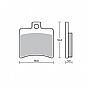 Motorcycle Brake pads SBS 152HF SFA298 CITYBLADE125/150 RR,TREVIS125-RR