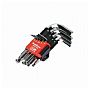 Bikeservice 9pcs Magnetic Ball Point Hex Key Set
