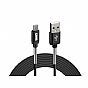 Καλώδιο USB Σε Micro-Usb Lampa 2 Μέτρα Μαύρο 38921