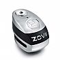 Κλειδαριά Δισκοφρένου Zovii ZD6 Με Συναγερμό Ασημί