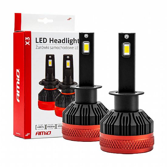 AMIO LED Headlights X3 Series H1 AMiO-02977