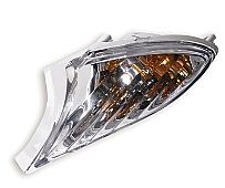 Front flash Pure Crystal for KYMCO XCITING 250-500 (i) (05-09)