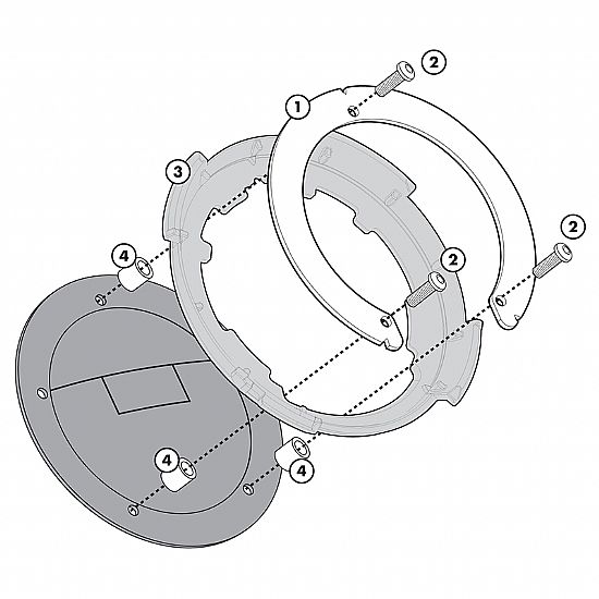 Givi BF20 Tanklock Honda CB500X 13 - 18
