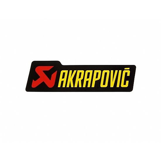 Akrapovic Special Sticker Horizontal 150 AL 150x44mm