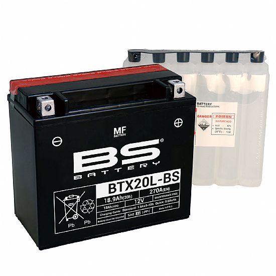 BS Battery BTX20LBS (YTX20L-BS)
