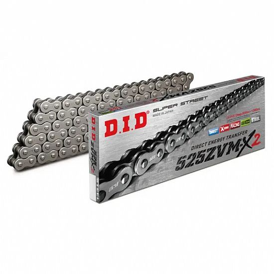 DID 525 (ZVM-X) x 124 Links Black