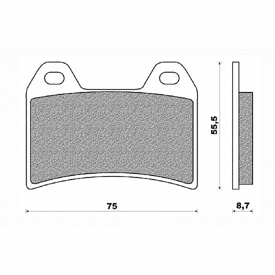 Daytona FA244 Front Brake Pads