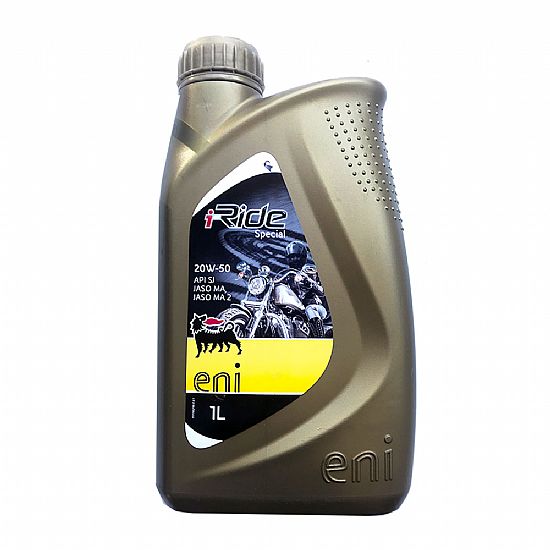 Λάδι κινητήρα μοτοσυκλέτας ENI i-RIDE SPECIAL Moto 20W-50 MA2 1 λίτρο