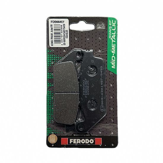 Front Brake Pads Ferodo Eco Friction Honda NC750X VT750 FDB664EF