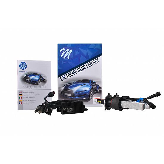 M-TECH H4 9/36V 6.500K 5000lm OSRAM EXTREME BLUE LED KIT SET