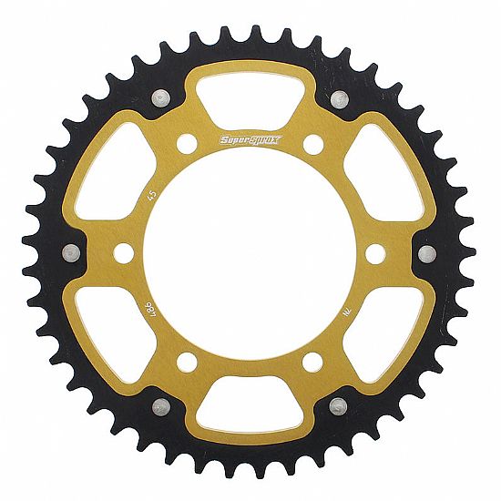 Supersprox Stealth Sprocket Gold 520 Conversion
