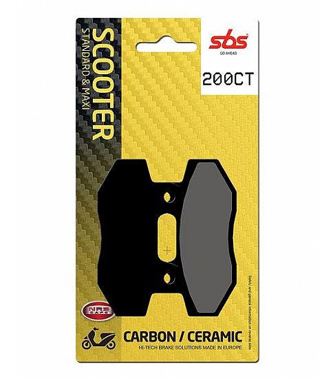 Τακάκια μοτοσυκλετών SBS 200CT FA86 MAXI SCOOTER 125-249CCM
