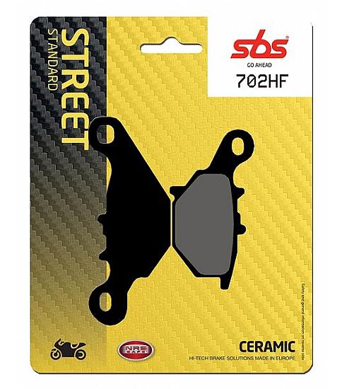 Τακάκια μοτοσυκλετών SBS 702HF FA230-FA396 STD FR/RR