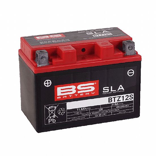BS Battery BTZ12S (YTZ12S) SLA 215CCA