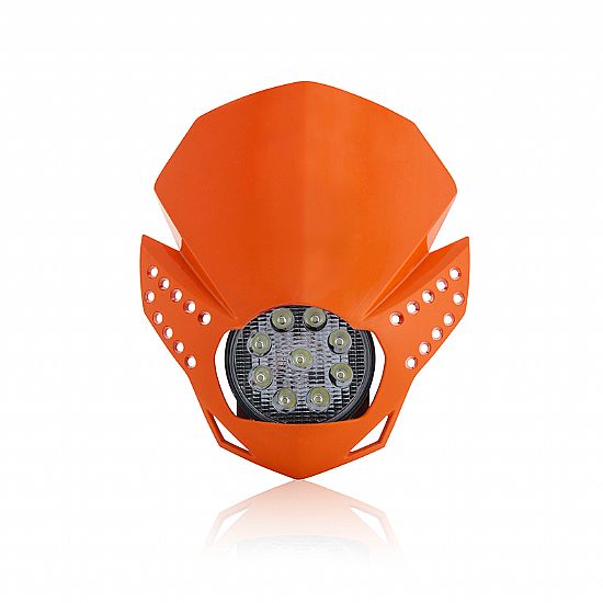 Acerbis Fulmine Led Μάσκα Φανάρι Πορτοκαλί
