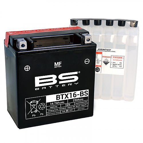 Μπαταρία BS Battery BTX16BS ( YTX16-BS ) 14.7 Ah