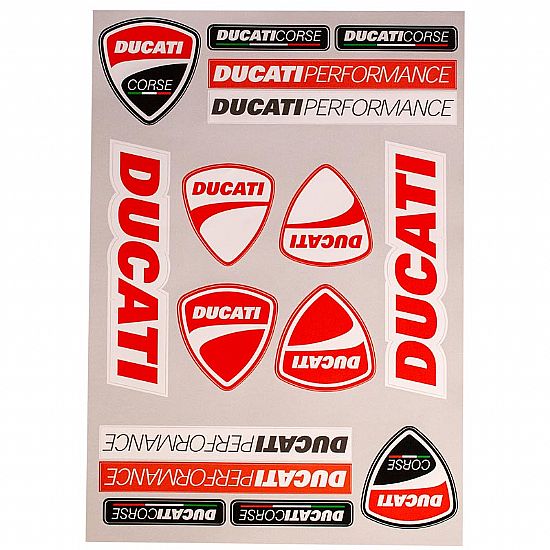Αυτοκόλλητα Ducati Καρτέλα