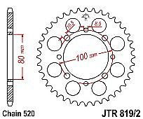 Rear sprocket JTR819/2 41 Teeth