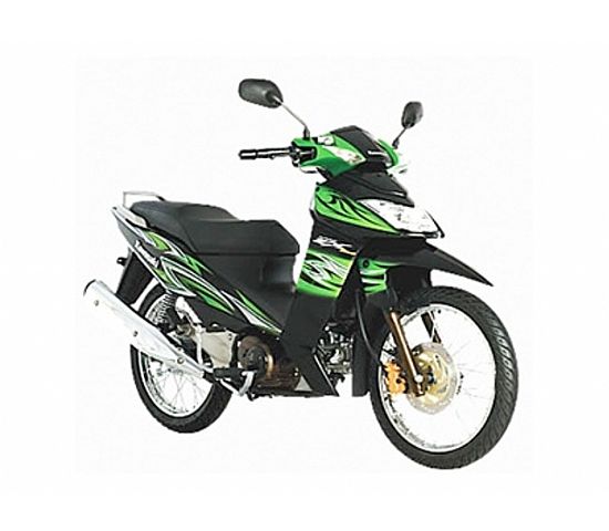 KAWASAKI ZX130 cowling SET in Black