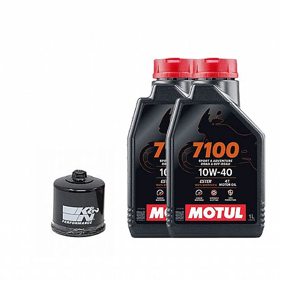 Πακέτο Service MOTUL 7100 10w-40 Με Φίλτρο Λαδιού ΚΝ303 2L Kawasaki Versys 650