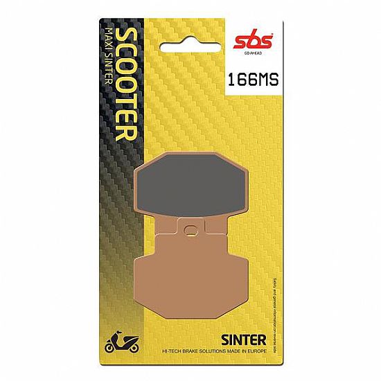 Τακάκια μοτοσυκλετών SBS 166CT FA321 MAXI SCOOTER 125-249CCM