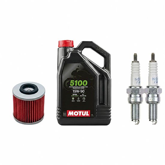 Πακέτο Σέρβις με λάδια motul 5100 YAMAHA TDM