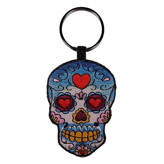 Μπρελόκ Κλειδιών Skull Love Υφασμάτινο